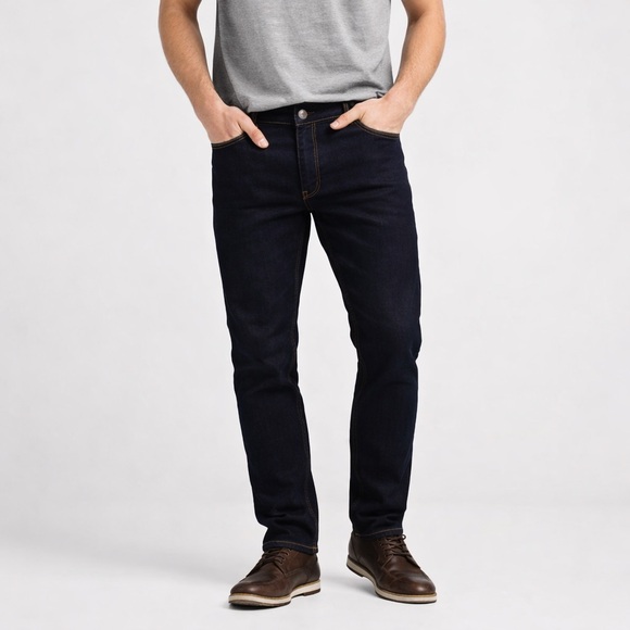 RNT23 Other - RNT23 Slim Tapered Dark Indigo Stretch Denim Jeans Men’s 38x33